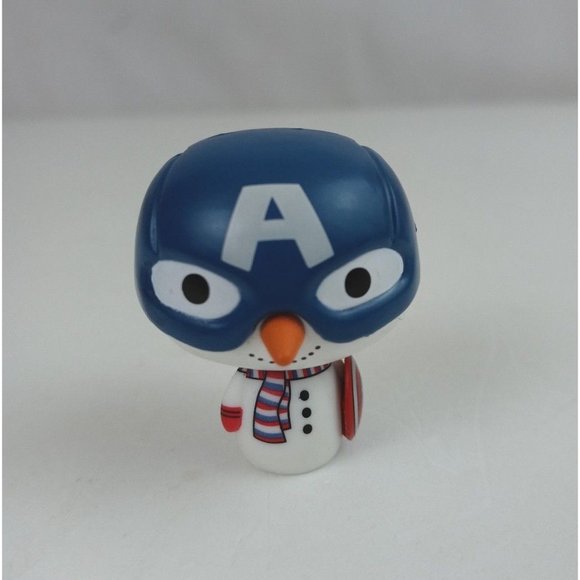 Funko Marvel Pint Size Heroes Christmas Holiday Edition Captain America 1/6 - Picture 1 of 6